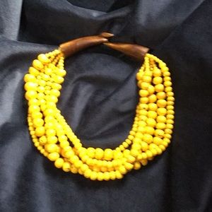 Yellow necklace